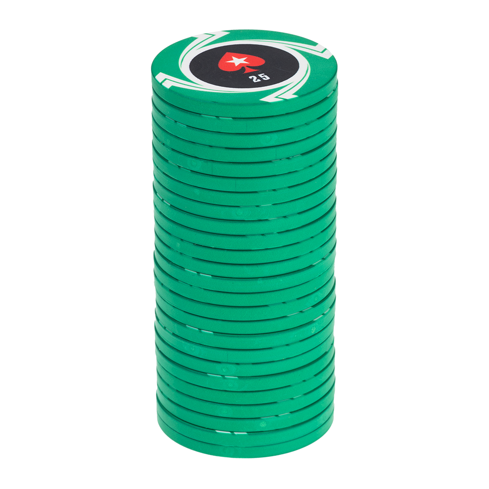 POKERSTARS GREEN CHIP ROLL