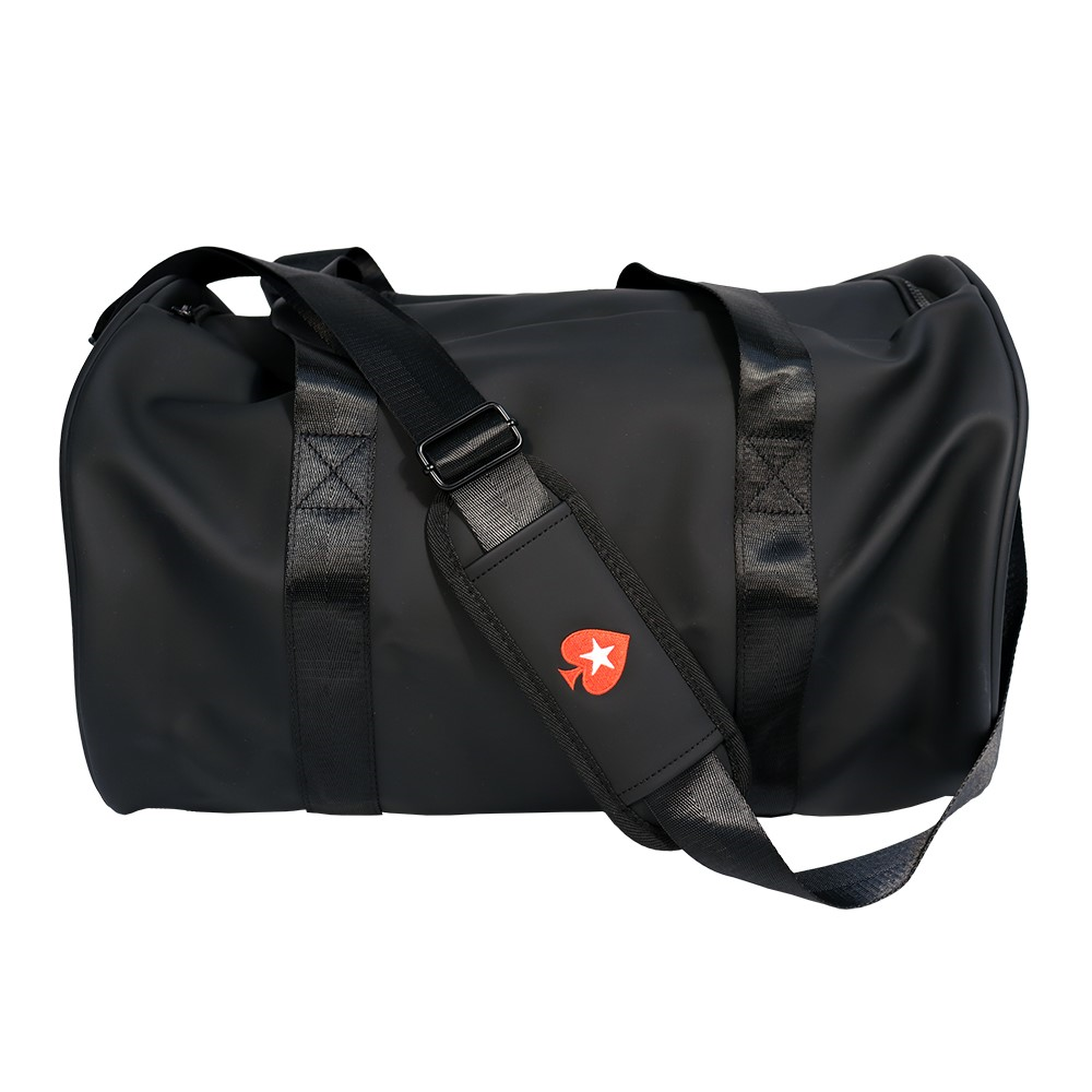 POKERSTARS BLACK BARREL BAG