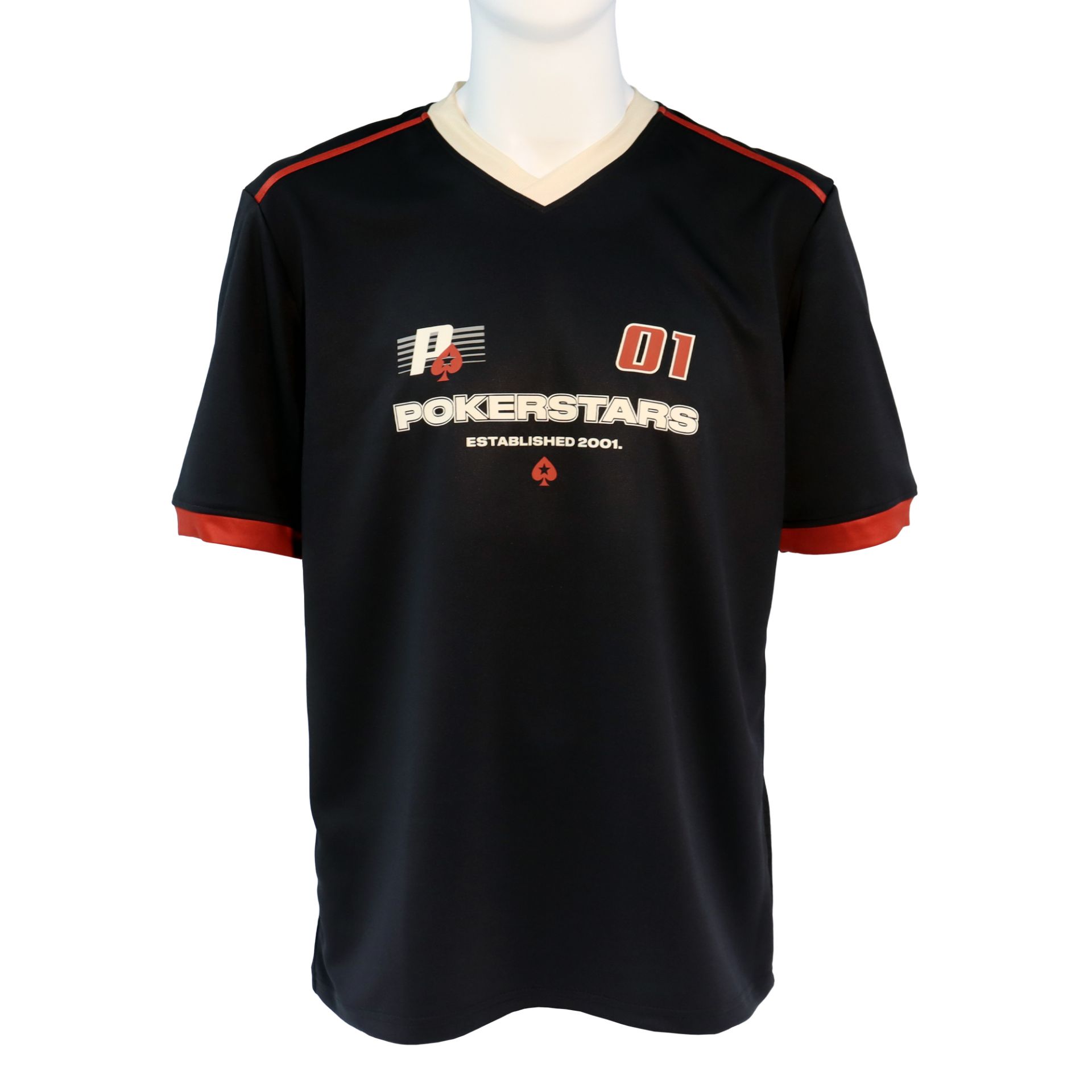 POKERSTARS ORIGIN OVERSIZED BLACK  JERSEY SHIRT