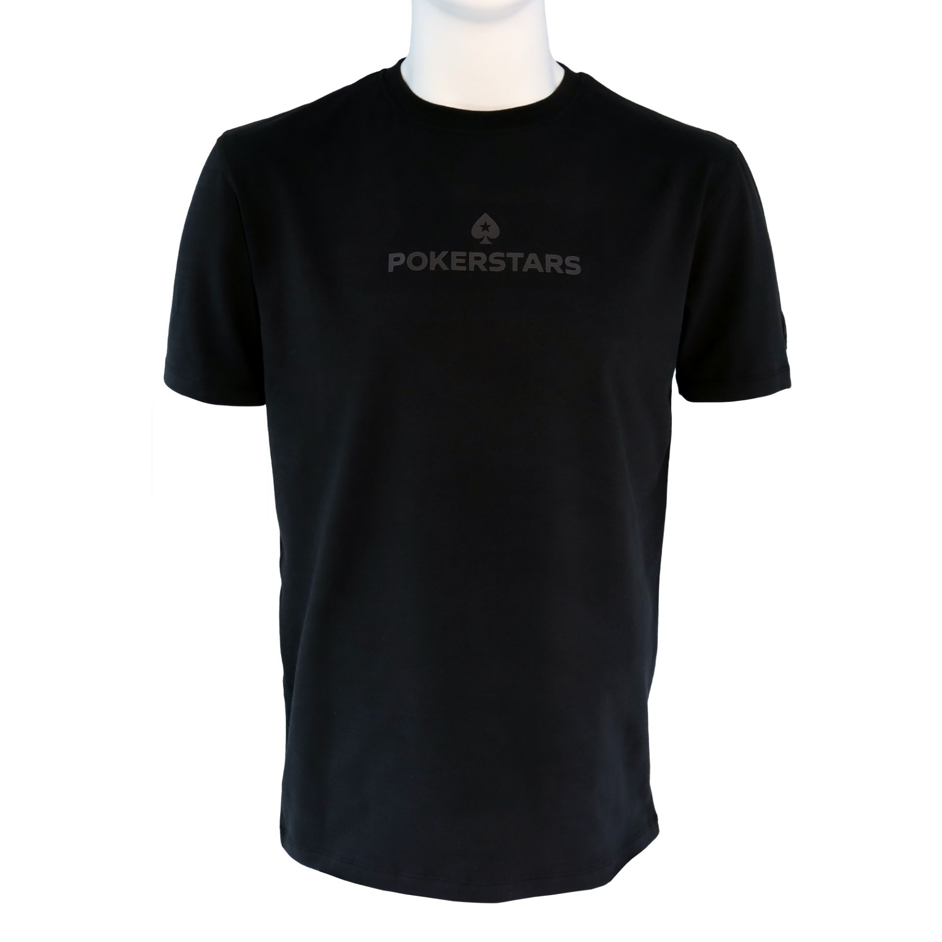 POKERSTARS FOUNDATION SPADE BADGE BLACK T-SHIRT